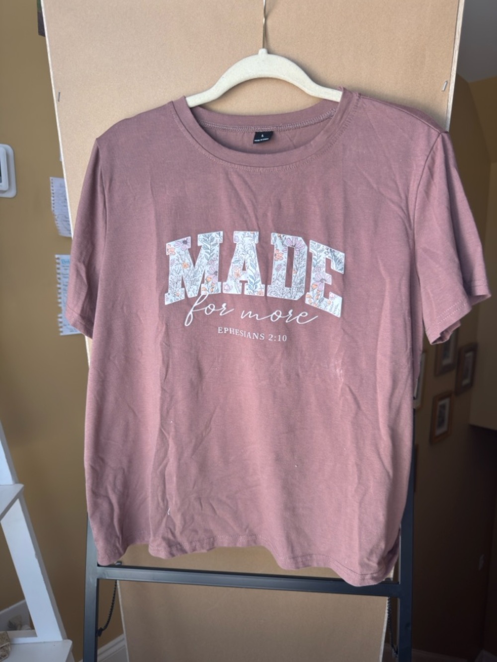 MADE For More Graphic Tee in Dusty Rose